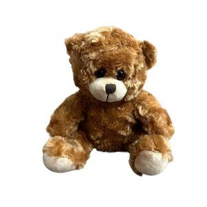 Teddy Bear Plush Sitting Stuffed Animal Frosted? Toy Pennington Brown Eyes Toy
